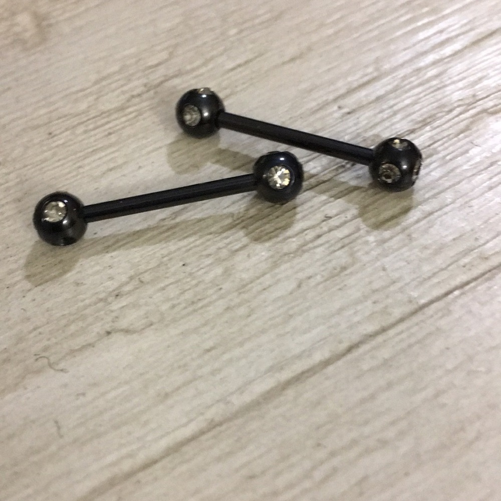 Nipple barbells body jewelry